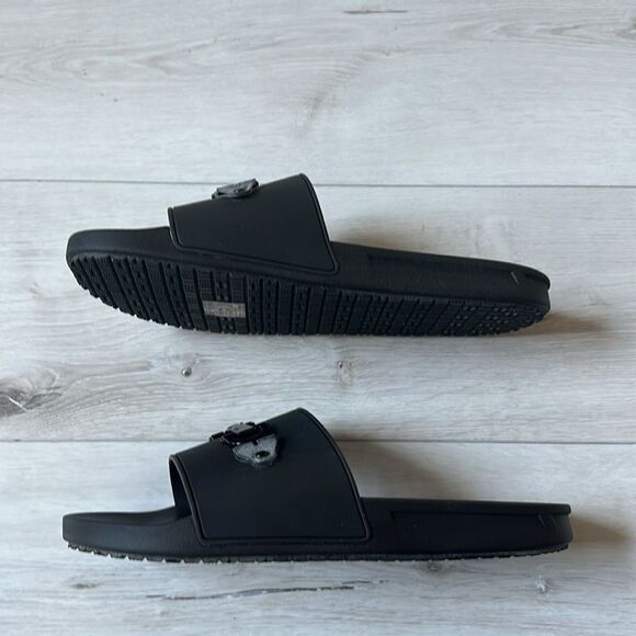 Also Loungeslide Slide sandal Black Mens Size 11 Nwt Without Box - Picture 9 of 11